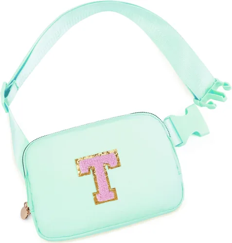 Vista 109 de Bolsa de cinturón para niñas y mujeres, bolsas cruzadas, riñonera, riñonera personalizada, Negro, Small