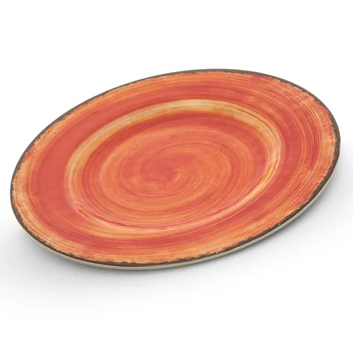 Vista 15 de Carlisle FoodService Products Plato reutilizable de plástico Mingle para cena con estilo de cerámica para el hogar y el restaurante, de melamina, 9