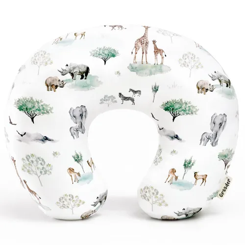 Vista 23 de GRSSDER Funda de Almohada de Lactancia Elástica Minky Removible Fundas de Lactancia para Almohadas de Lactancia Materna, Forro Ultra Suave y Cómodo