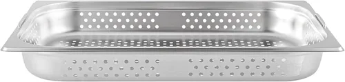 Vista 10 de Restaurantware Met Lux - Sartén de mesa de vapor de 20.5 x 12.8 x 2.5 pulgadas, 1 sartén de hotel de tamaño completo, antiatascos, profundo, sartén