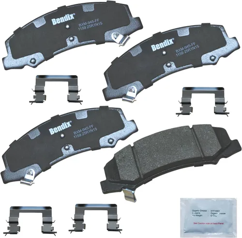Vista 10 de Pastillas de Freno Delanteras Cerámicas Bendix Priority1 CFC430A para Modelos Selectos INFINITI G35, I30, Nissan 350Z, Altima, Juke, Maxima, Sentra