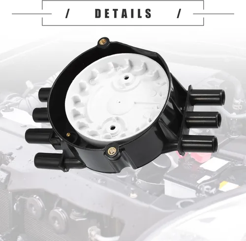 Vista 6 de Motoforti Juego de distribuidor de encendido, tapa de distribuidor de terminales de latón y kit de rotor, para GMC Sierra 1500 1999-2007, plástico