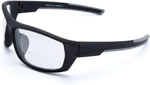 Vista 2 de VITENZI Gafas de seguridad bifocales con lectores envolventes para deportes de seguridad Lecce