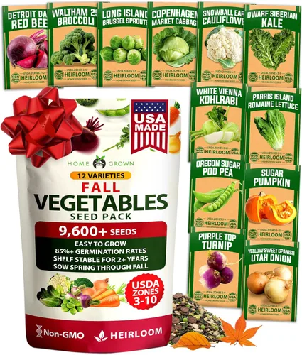 Vista 138 de 32 semillas de verduras y frutas tradicionales para plantar - Más de 16,000 semillas Bóveda de semillas de supervivencia sin OMG Alta