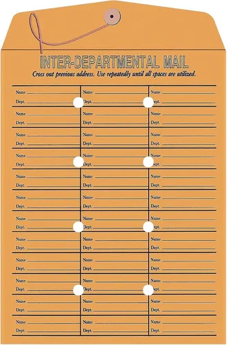 Vista 2 de Staples 472993 Sobres de papel kraft con botones y cuerdas, 10 pulgadas x 13 pulgadas, marrón 100/Bx