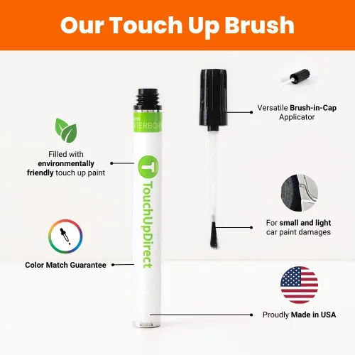 Vista 2 de TouchUpDirect PRV Snazzberry Pearl Tricoat para Jeep Exact Match - Pincel de retoque - Paquete preferido