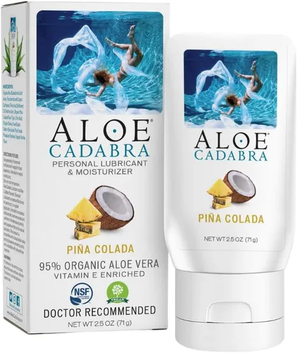Vista 22 de Lubricante orgánico Aloe Cadabra, natural, 2.5 onzas., 2