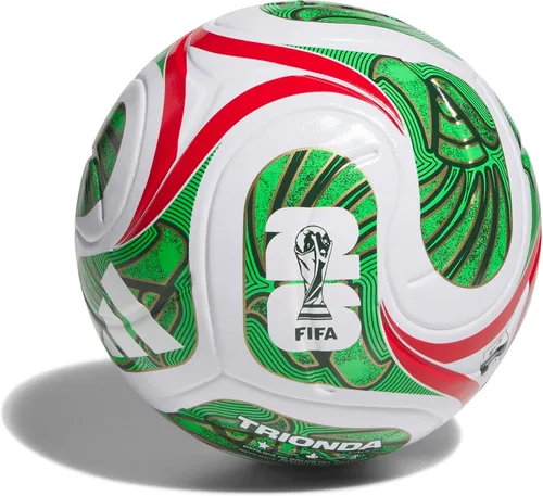 Vista 28 de Copa Mundial de la FIFA 26™ Balón de fútbol Trionda Negro/Limón Lucid/Lucid Pink