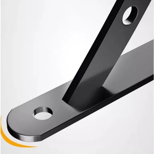 Vista 7 de 2 soportes para estanterías de Pared Blanco Negro Escuadra Metálica para Baldas 150 200 250 300 350 Soporte de Estante Triangular de Bricolaje