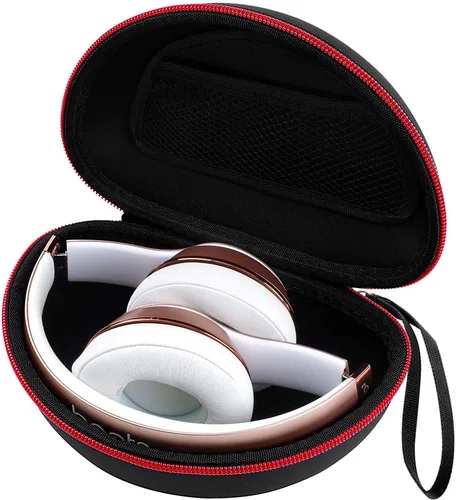 Vista 6 de Comecase Hard Carrying Case for Oculus Quest 2 All-in-One VR Gaming Headset with Headphone Case for Beats Solo3 Beats Solo2 Black - 2 Pack