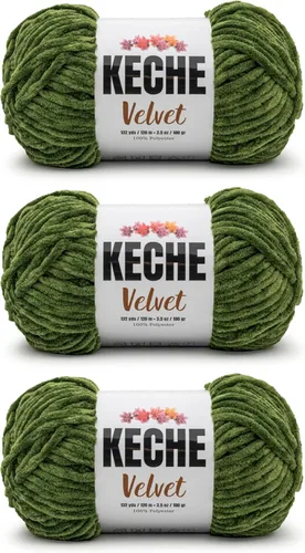 Vista 71 de Hilo de terciopelo Keche para crochet, suave chenilla voluminosa para bebé, manta Amigurumi, 100 gr (121 m) - Blanco