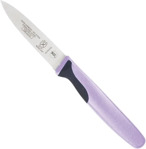 Vista 13 de Mercer Culinary Millennia Colors - Cuchillo para pan de acero inoxidable, borde ondulado de 10 pulgadas de ancho, color gris