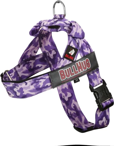 Vista 35 de BULLHUG Arnés ajustable para perro, sin tirones, sin estrangulamiento, para bulldogs ingleses, bulldogs franceses, pugs y razas de pecho ancho