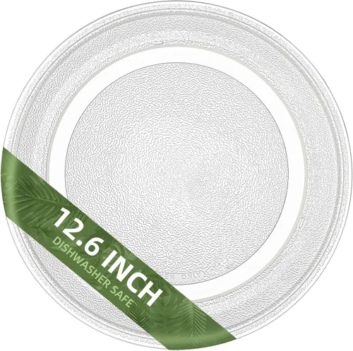 Vista 23 de Placa giratoria de microondas de 9.6 pulgadas compatible con GE WB49X10134, placa de vidrio de repuesto para microondas de 9 5/8 pulgadas para LG