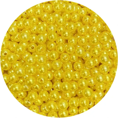 Vista 73 de Perlas de imitación, 4000 unidades de cuentas para manualidades, perlas sueltas de 3 mm, cuentas redondas para collares, pulseras, llaveros
