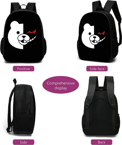 Vista 4 de ICofunk Basketball Star Backpack Lightweight Waterproof Backpack for Fans 16 Inch