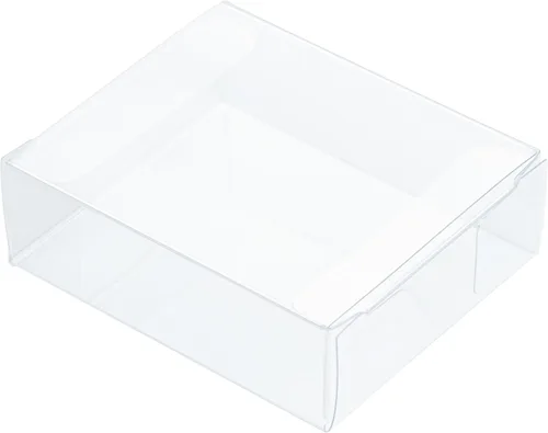 Vista 16 de Restaurantware Sweet Vision Cajas de plástico de 2.6 x 1 x 3.1 pulgadas, 100 cajas cuadradas transparentes para dulces, paquete de golosinas