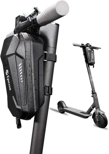 Vista 8 de Epessa Bolsa Universal para Scooter, Bolsa de Manillar de Scooter EVA, Bolsas Delanteras Impermeables para Scooters para Llevar Cargador
