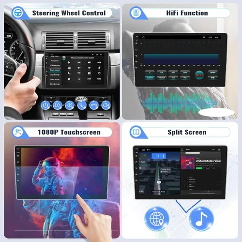 Vista 6 de SIXWIN 1G+32G Radio de Estéreo de Coche Android para Hyundai Elantra 2011 2012 2013 con Apple Carplay Inalámbrico Android Auto Bluetooth pantalla