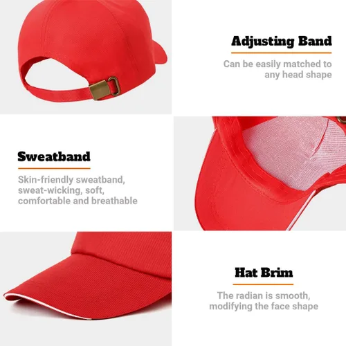 Vista 3 de Gorra de béisbol personalizada con logotipo de imagen personalizada con texto y cierre ajustable, gorra de camionero para hombres y mujeres