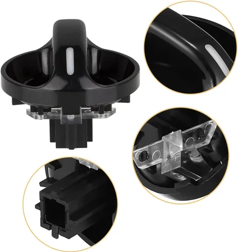 Vista 4 de 3 piezas 559050C010 perillas de AC interruptores de control climático Compatibles con interruptores de calentador y aire acondicionado para Toyota