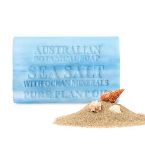 Vista 23 de Australian Botanical Soap Barra de jabón de lujo triple molida de coco con aceite de lima de 6.6 onzas, enriquecida con manteca de karité, cáscaras