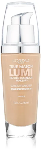 Vista 2 de L'Oreal True Match Lumi - Maquillaje luminoso saludable, pulidor natural [N3], 1 onza (paquete de 2)