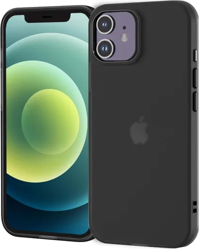 Vista 26 de TENOC Funda para teléfono compatible con iPhone 11, color negro, antihuellas, antigolpes, mate, para 6.1 pulgadas