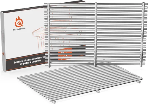 Vista 16 de QuliMetal 66089 Rejillas de parrilla para Weber Genesis 2 E-410/E-415/E-435, piezas de parrilla para parrillas de gas Weber GS4 Genesis II/LX serie