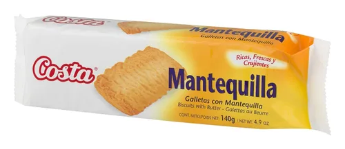 Vista 9 de Costa Galletas de mantequilla – Galletas de galletas con rico sabor a mantequilla – 24 paquetes de aperitivos (4.9 onzas cada uno) – Golosinas