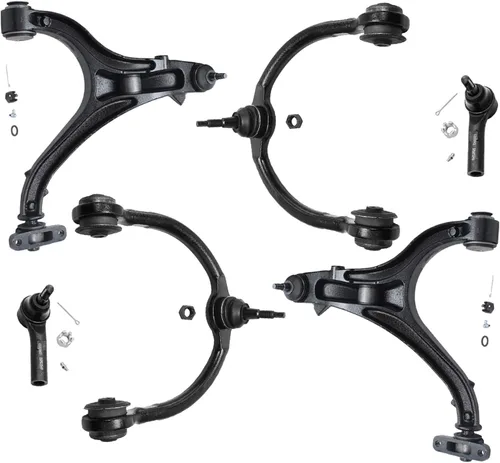 Vista 242 de Detroit Axle - Kit de extremo delantero RWD para Chrysler 300 Dodge Charge Challenger 2011-2019, 2 brazos de control inferiores traseros 2 rótulas