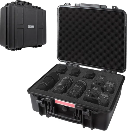 Vista 10 de Durabox Estuche Resistente a Todas Las Condiciones Climáticas 10 x 9 x 5” - Estuche de Viaje con Carcasa Rígida Aprobada por la TSA con Espuma