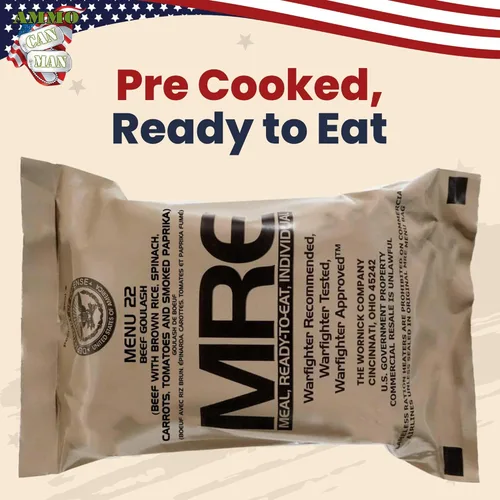 Vista 3 de MRE ricos en nutrientes - Comidas portátiles de supervivencia alimentaria - Larga vida útil lista para comer raciones de alimentos de emergencia
