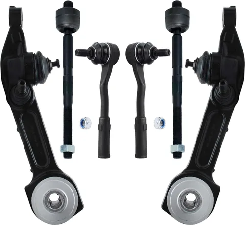 Vista 154 de Detroit Axle - Kit de brazos de control de extremo delantero RWD para Dodge Charger Challenger Chrysler 300, 2 brazos de control delantero