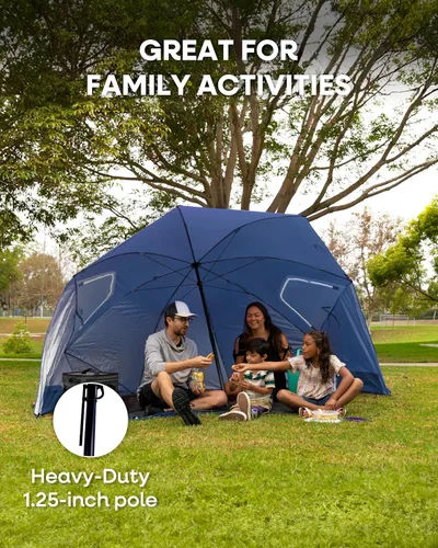 Vista 9 de Sport-Brella Premiere XL UPF 50+ Refugio Paraguas para Protección contra el Sol y la Lluvia