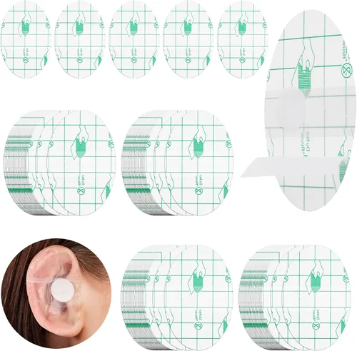 Vista 9 de Cubiertas para los oídos para la ducha, 120 piezas impermeables para adultos, cubiertas para los oídos para natación, ducha, protectores de oídos