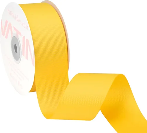 Vista 56 de VATIN Cinta de Grogrén Negra, 1-1/2" x 50 Yardas Continuas, Cinta de Grogrén de Poliéster Negra, Usar para Lazos de Bricolaje, Accesorios