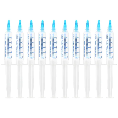 Vista 6 de EZGO 10 paquetes de repuestos de gel blanqueador dental 22% gel blanqueador, sin blanqueador para dientes sensibles, excelente