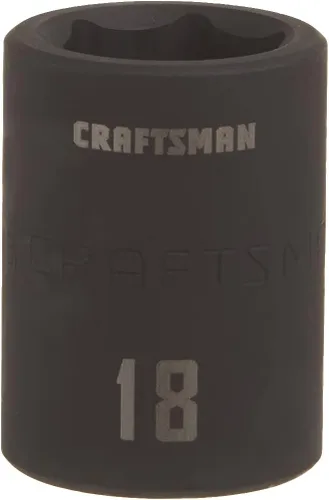 Vista 9 de CRAFTSMAN - Llave de vaso de impacto poco profundo, métrico, accionamiento de 1/2 pulgada, 12 mm (CMMT15860)