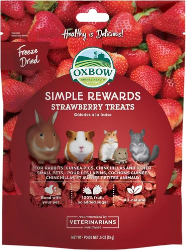 Vista 10 de Oxbow Simple Rewards - Golosinas de arándano horneadas, golosinas de conejo y conejillo de indias hechas con heno Timothy, aperitivo saludable