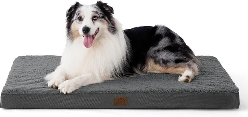 Vista 40 de Bedsure - Camas XL para perros de tamaño grande - Cómodas camas planas extra grandes para mascotas con funda extraíble y lavable, colchón ortopédico