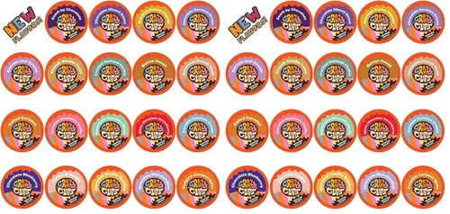 Vista 16 de Crazy Cups Juego de regalo de chocolate caliente de lujo, chocolates calientes con sabor surtido para máquinas Keurig K Cup, cacao caliente de una