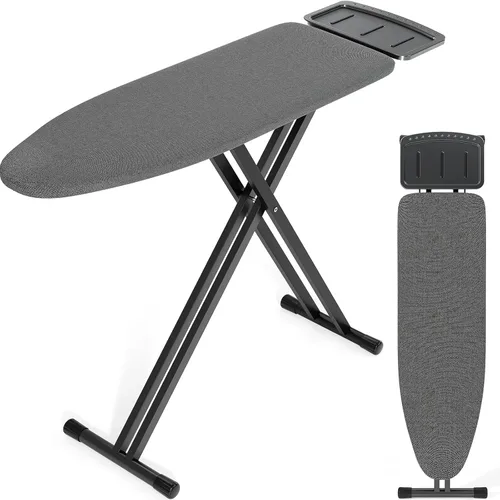 Vista 3 de APEXCHASER Tabla de planchar, tabla de planchar de tamaño completo, sin montaje, altura ajustable de 28 a 36 pulgadas, patas antideslizantes
