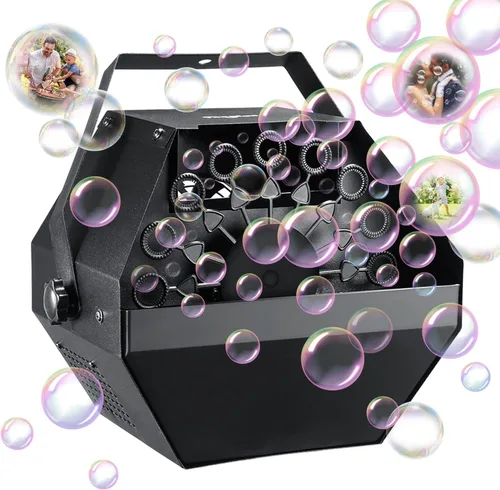 Vista 8 de theefun Professional Control Remoto Inalámbrico máquina de burbujas con salida de alta automática, mecanismo de soplado para uso en interiores
