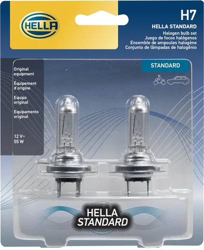 Vista 22 de HELLA H71071362 Optilux XB Series H7 Bombillas halógenas de xenón blancas, 12V, 55W, paquete de 2