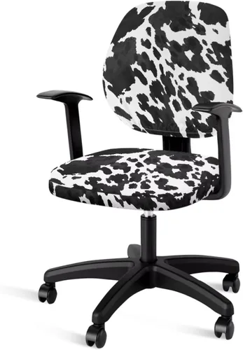 Vista 24 de Funda para silla de oficina de mariposa amarilla, fundas elásticas elásticas para silla de escritorio de oficina, funda suave para silla