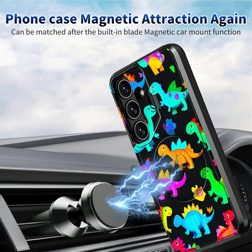 Vista 5 de Funda de metal para Samsung S24 5G/Galaxy S25 5G de 6.2 pulgadas con cubierta para lente de cámara, soporte de cámara integrado, protección