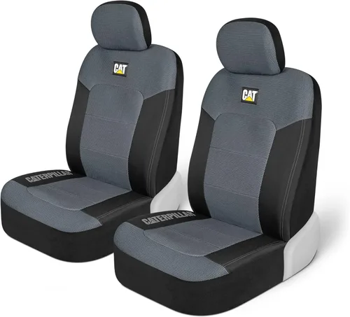 Vista 13 de Cat MeshFlex Fundas de asiento automotriz para automóviles, camiones y SUV (juego de 2) – Fundas de asiento de coche beige para asientos delanteros