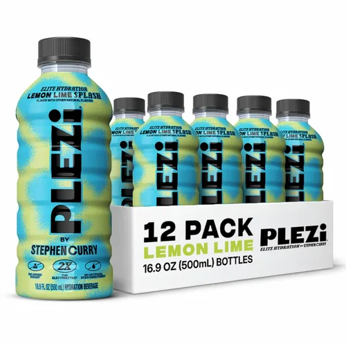 Vista 9 de PLEZi Tropical Punch - Bebida de hidratación x Stephen Curry - Bebidas deportivas con 2X electrolitos - 500mg de potasio, baja en azúcar, sin azúcar