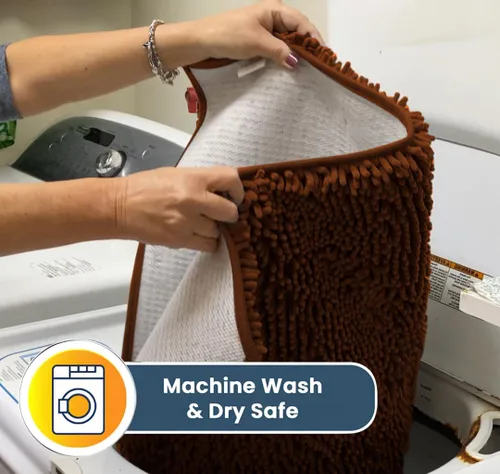 Vista 123 de Muddy Mat Tapete súper absorbente para interiores, de microfibra de secado rápido, antideslizante, para puerta principal, lavable a máquina